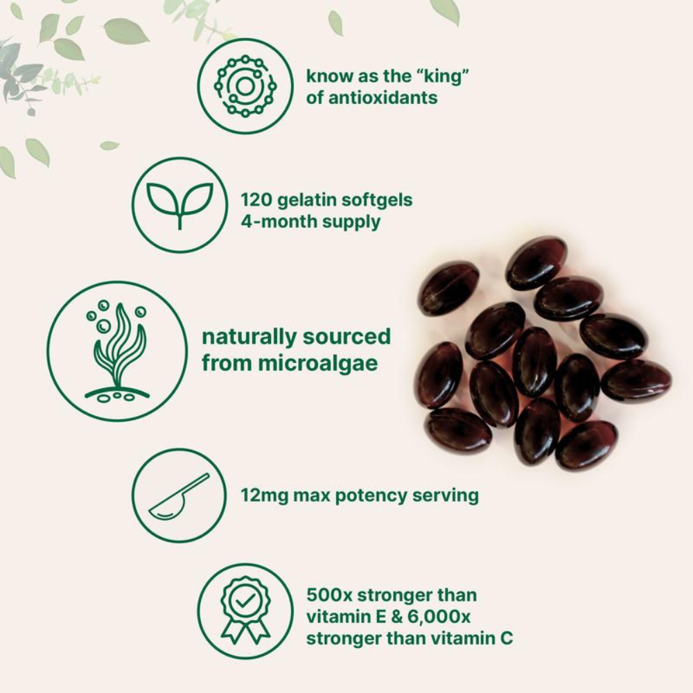 Astaxanthin Sunless Tanning Pill