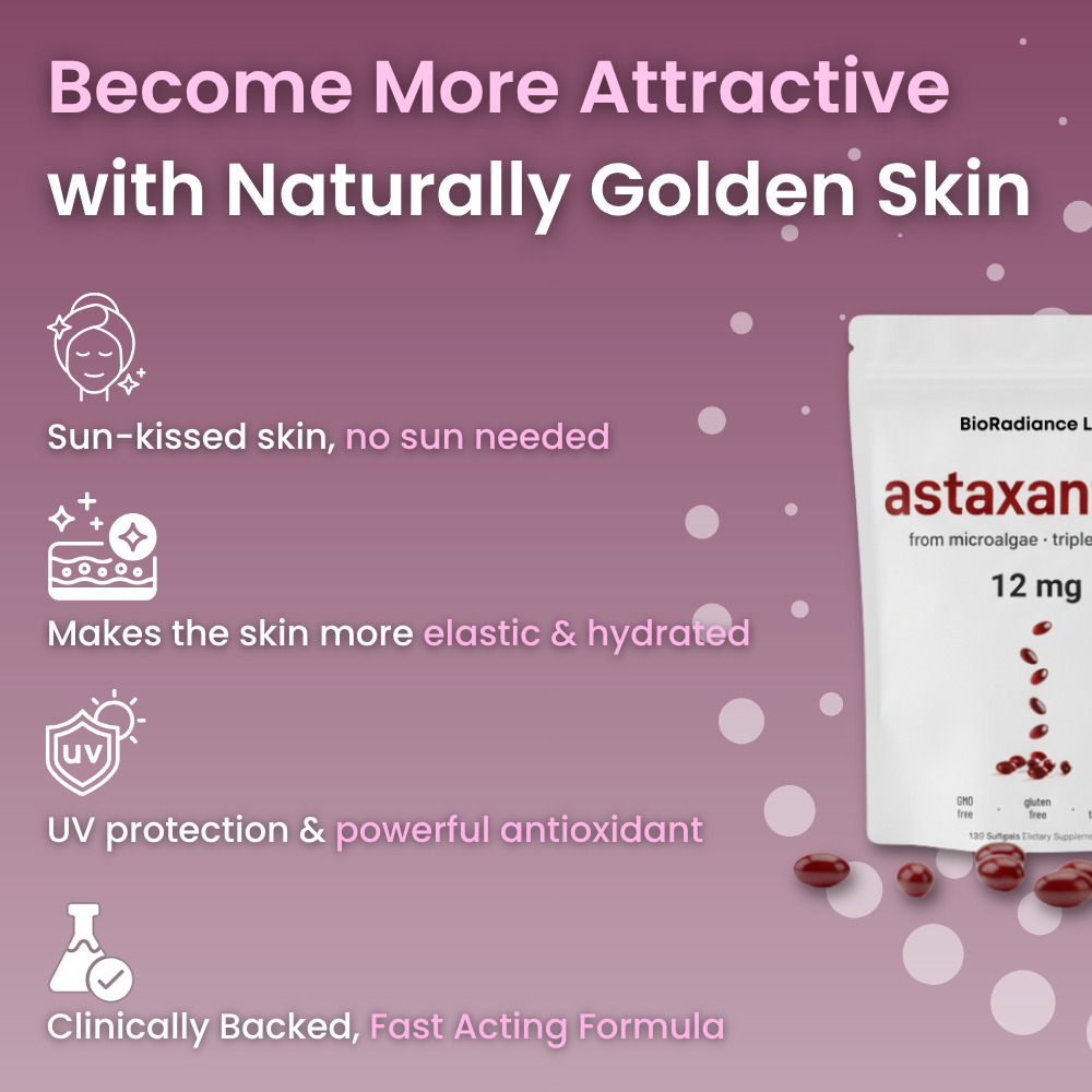 Astaxanthin Sunless Tanning Pill